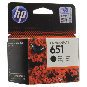 Оригинальный струйный картридж HP 651, Черный