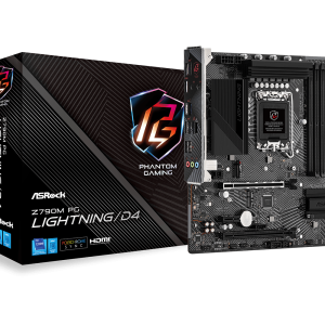 Материнская плата ASRock Z790M PG LIGHTNING/D4 LGA1700 4xDDR4 4xSATA 2xM.2 HDMI mATX