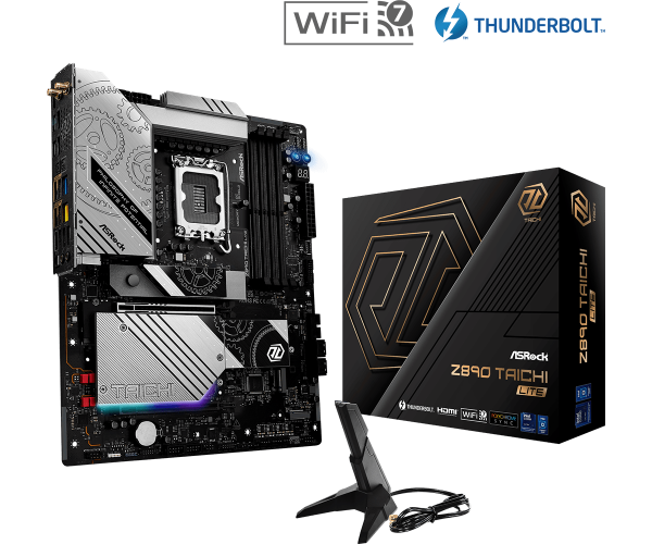 Материнская плата ASRock Z890 TAICHI LITE LGA1851 4xDDR5 4xSATA 6xM.2 HDMI Type-C ATX