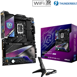 Материнская плата ASRock Z890 NOVA WIFI LGA1851 4xDDR5 4xSATA 6xM.2 HDMI Type-C ATX