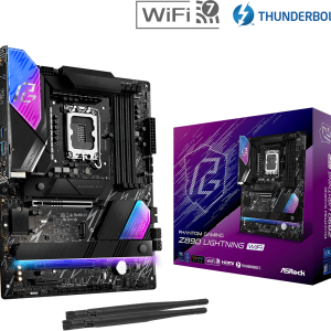 Материнская плата ASRock Z890 LIGHTNING WIFI LGA1851 4xDDR5 4xSATA 4xM.2 HDMI Type-C ATX