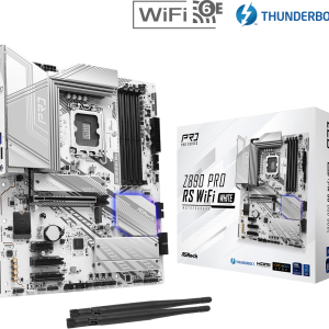Материнская плата ASRock Z890 PRO RS WIFI WHITE LGA1851 4xDDR5 4xSATA 4xM.2 HDMI DP Type-C ATX