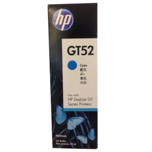 Оригинальная емкость с чернилами HP GT52 M0H54AE голубая