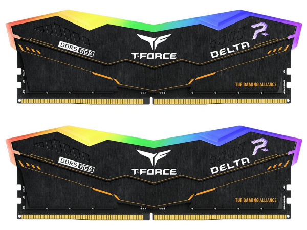 Оперативная память 32GB Kit (2x16GB) 6400MHz DDR5 TG DELTA TUF RGB CL40 FF5D532G6400HC40BDC01 Black