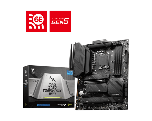 Материнская плата MSI MAG Z790 TOMAHAWK WIFI LGA1700 4xDDR5 7xSATA3 RAID 4M.2 HDMI DP ATX