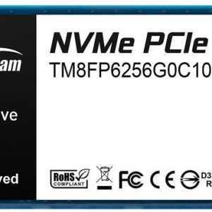 Твердотельный накопитель  256GB SSD TeamGroup MP33 M.2 NVMe R1600Mb/s W1300MB/s TM8FP6256G0C101