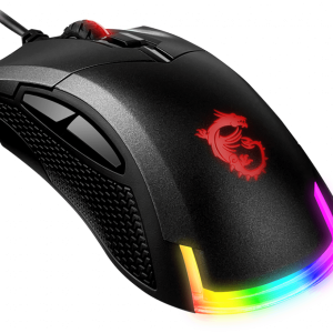 Мышь MSI Clutch GM50 USB2.0/TPE-кабель 2м/Вес 87г./RGB подсветка/Черный