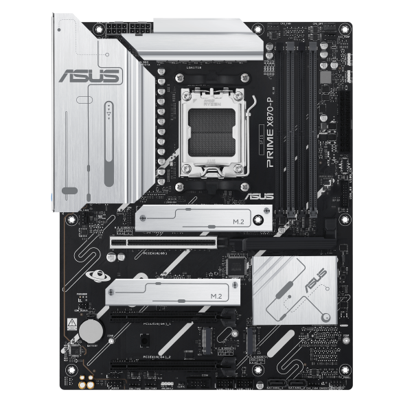 Материнская плата ASUS PRIME X870-P AM5 4xDDR5 2xSATA3 4xM.2 HDMI USB-C ATX