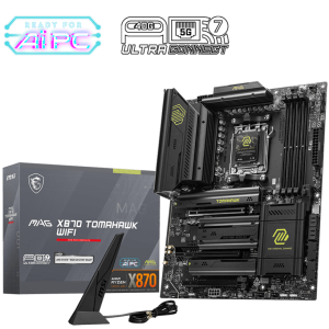 Материнская плата MSI MAG X870 TOMAHAWK WIFI AM5 X870 4xDDR5 4xSATA3 RAID 4xM.2 HDMI DP ATX