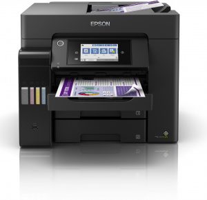 МФУ струйное цветное Epson L6570, 32 стр/мин, А4, ADF, Duplex, WIFI, Ethernet, FAX, поддержка SD карт, C11CJ29404