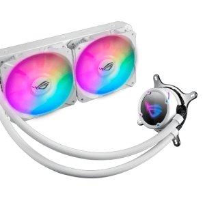 Водяное охлаждение CPU Asus ROG STRIX LC 240 RGB WHITE EDITION Liquid CPU Cooler, 2 x12cm