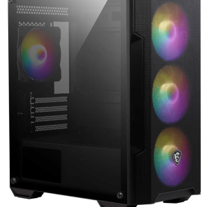 Компьютерный корпус MSI MAG FORGE M100R mATX/Mini-ITX  2xUSB2.0 USB3.2 Audio 4x ARGB FAN mATX