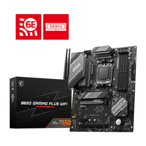 Материнская плата MSI B650 GAMING PLUS WIFI AM5 B650 4xDDR5 4xSATA3 RAID 2xM.2 HDMI DP ATX