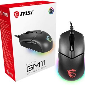 Мышь MSI Clutch GM11 Полноцветная RGB подсветка с 7 световыми эффектами. 5-уровневый сенсор