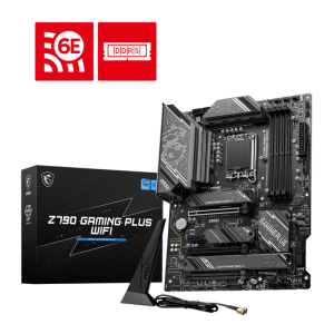 Материнская плата MSI Z790 GAMING PLUS WIFI LGA1700 4xDDR5 6xSATA3 RAID 4M.2 HDMI DP ATX