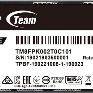 Твердотельный накопитель 2000GB SSD TeamGroup MP44L PCIe 4.0 R4800Mb/s, W4400MB/s TM8FPK002T0C101