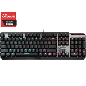 Игровая Клавиатура MSI Vigor GK50 LOW PROFILE RU USB 2.0/104клавиши/переключатели Kailh/кабель 1,8м