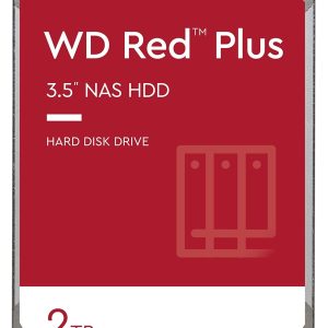 Жесткий диск для NAS систем HDD  2Tb Western Digital RED Plus SATA 6Gb/s 3.5" 64Mb 5400rpm WD20EFPX