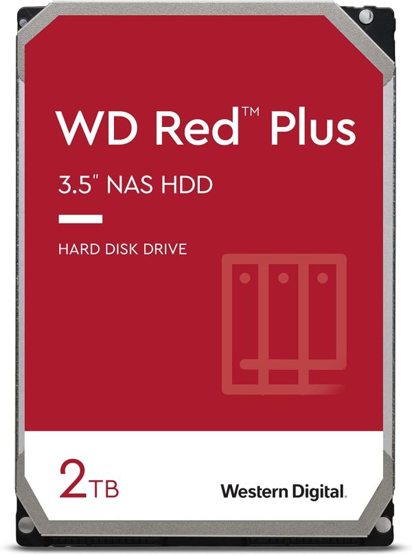 Жесткий диск для NAS систем HDD  2Tb Western Digital RED Plus SATA 6Gb/s 3.5" 64Mb 5400rpm WD20EFPX