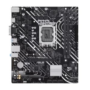 Материнская плата ASUS PRIME  H610M-D, LGA1700 2xDDR5 4xSATA3 M.2 VGA HDMI mATX