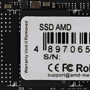 Твердотельный накопитель  256GB SSD AMD RADEON R5 M.2 2280 PCIe Gen3x4 R2100MB/s W1000MB/s R5MP256G8