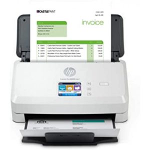 Сканер потоковый HP SJ Pro N4000 snw1 6FW08A, A4, 40 стр/80 изобр/мин, 600dpi, USB 3.0, Ethernet, WIFI