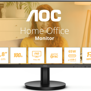 Монитор 23,8" AOC 24B3CA2/01 IPS 1920x1080 100Hz 1мс 250кд/м 1300:1 1xHDMI 1xUSB-C 2x2W Black