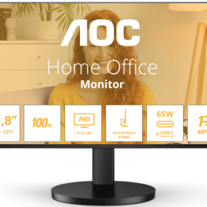Монитор 27" AOC 27B3CF2/01 IPS 1920x1080 100Hz 1мс 250кд/м 1300:1 1xHDMI 1xUSB-C 2x2W Black