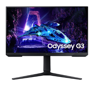 Монитор 24" SAMSUNG LS24DG300EIXCI VA FHD 1920x1080 180Hz 1мс 250кд/м2 3000:1 1xHDMI 1xDP HDR10