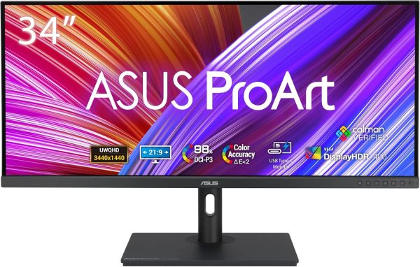 Монитор 34" ASUS ProArt Display PA348CGV IPS 3440x1440 120Hz 2ms 350cd/m 1000:1 2xHDMI 1xDP 1xUSB-C