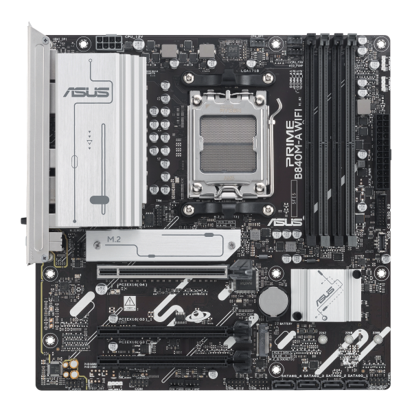 Материнская плата ASUS PRIME B840M-A WIFI AM5 4xDDR5 4xSATA 3xM.2 HDMI 2xDP mATX