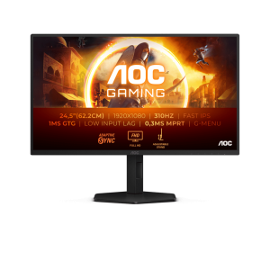 Монитор Игровой 24,5" AOC 25G4SXU/01 IPS 1920x1080 310Hz 1ms 400cdm 1000:1 2xHDMI 1xDP HAS Черный