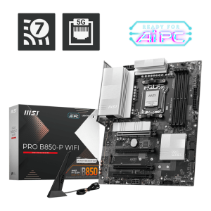 Материнская плата MSI PRO B850-P WIFI AM5 4xDDR5 4xSATA3 RAID 3xM.2 1xHDMI 2xType-C ATX
