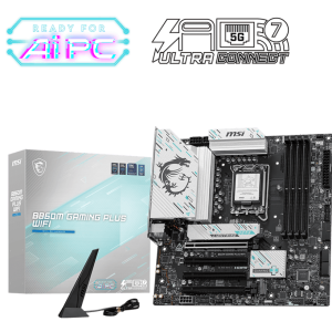 Материнская плата MSI B860M GAMING PLUS WIFI LGA1851 4xDDR5 4xSATA3 RAID 3xM.2 HDMI DP 2xType-C mATX