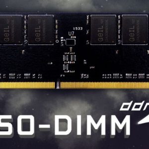 Оперативная память для ноутбука 16Gb DDR4 2400Hz GEIL PC4-19200 SO-DIMM 17-17-17-39 GS416GB2400C17S
