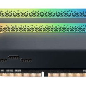 Оперативная память 32GB Kit (16GBx2) GEIL DDR4 3200MHz ORION RGB GOSG432GB3200C16BDC Titanium Grey