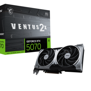 Видеокарта MSI GeForce RTX 5070 12G VENTUS 2X OC, 12Gb GDDR7 192-bit 1xHDMI 3xDP G5070-12V2C