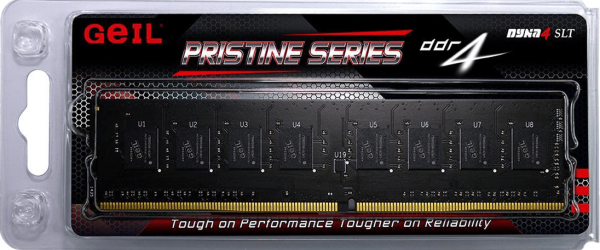 Оперативная память  4GB DDR4 2666Mhz GEIL PC4-21330 PRISTINE SERIES GP44GB2666C19SC