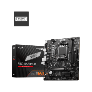 Материнская плата MSI PRO B650M-B AM5 2xDDR5 4xSATA3 RAID M.2 HDMI VGA mATX