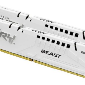 Оперативная память  32GB Kit (2x16) DDR5 6000MHz Kingston FURY Beast White EXP C36 KF560C36BWE2K2-32