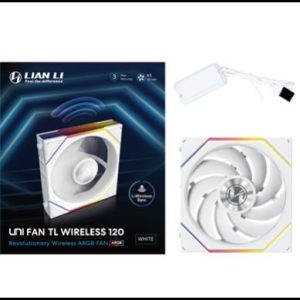 Вентилятор для корпуса Lian Li UNI FAN TL 120 Wireless ARGB 120mm White G99.12TL1W1W.00