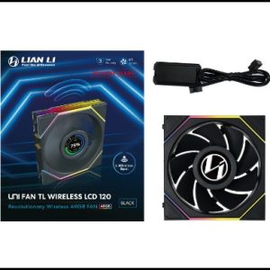 Вентилятор для корпуса Lian Li UNI FAN TL 120 LCD Reverse Blade Wireles ARGB Black 12RTLLCD1W1B