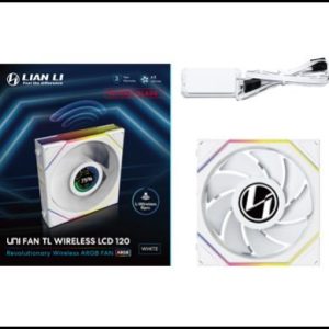 Вентилятор для корпуса Lian Li UNI FAN TL 120 LCD Reverse Blade Wireles ARGB White 12RTLLCD1W1W