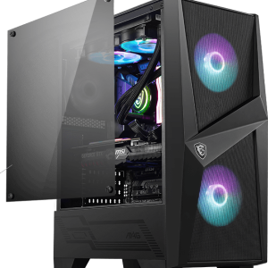 Компьютерный корпус MSI MAG FORGE 100R ATX/mATX/Mini-ITX 2x3.5", 3x2.5", 2xUSB 3.2 Gen1, Audio, Mic