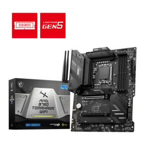 Материнская плата MSI MAG B760 TOMAHAWK WIFI LGA1700 4xDDR5 4xSATA3 RAID 3xM.2 HDMI DP ATX