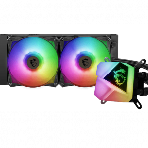 Водяное охлаждение для CPU MSI MAG CORELIQUID C280. Socket Intel/AMD, 4pin, Fan 2x140см, ARGB