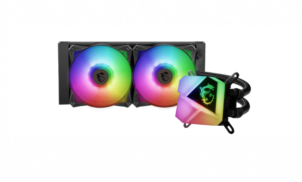 Водяное охлаждение для CPU MSI MAG CORELIQUID C280. Socket Intel/AMD, 4pin, Fan 2x140см, ARGB