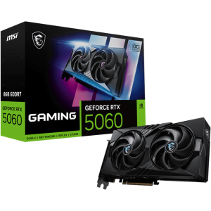 Видеокарта MSI GeForce RTX 5060 8G GAMING OC, 8G GDDR7 128bit 1xHDMI 3xDP G5060-8GC
