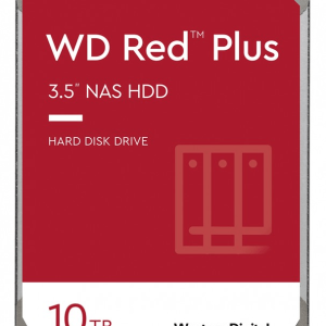 Жесткий диск для NAS систем HDD 10Tb Western Digital RED Plus SATA6Gb/s 3.5" 512Mb 7200rpm WD100EFGX