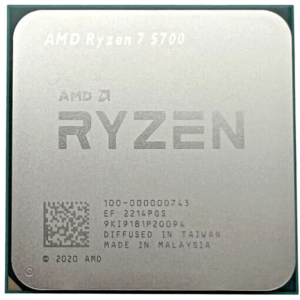 Процессор AMD Ryzen 7 5700 3,7Гц (4,6ГГц Turbo) AM4 8/16  4MB L2 16MB L3 65W AM4 OEM 100-000000743